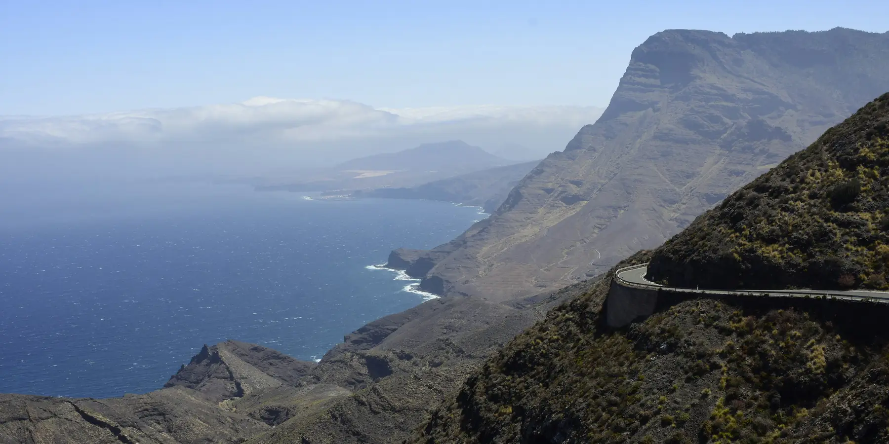 Kystvei langs fjellene på Gran Canaria — Concanarias dekningsområde